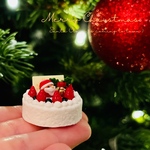 ミニチュアクリスマスケーキ
