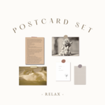 postcard set⌇relax