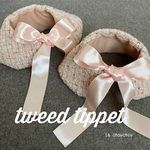 tweed tippet(ピンク)♡ツイード♡ペット用ケープ♡ティペット♡ケープ♡つけ襟♡クリスマス♡Xmas♡お正月♡犬　正月♡猫 正月♡トリミング♡誕生日♡バースデー♡撮影用♡犬用♡猫用♡ペット用