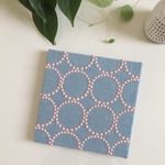 送料無料❣️大人気❣️ブルー　タンバリン　ミナペルホネン　ファブリックパネル