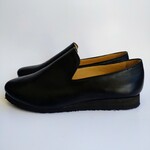 ◇新作◇超軽量ソール採用◇片足180g◇パンプス◇本革◇ぺたんこ◇ソール2cm◇無料サイズ調整◇本革◇ブラック◇色変更無料◇
