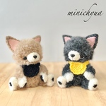 【nagimitsuki様 専用】ベビーな狼たち🐾あみぐるみ
