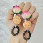 チャイナ✰︎桃ピアス/イヤリング