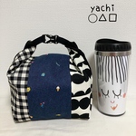 1点物❤️これ欲しい❗️バックル付き　気まぐれパッチワークのランチバッグ　トートバッグ