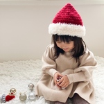 【 deep red 】 Christmas とんがり帽子🎄