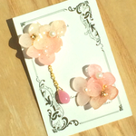 紫陽花雫ピアス