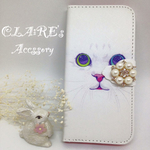 iPhone6/6s plus手帳型ケース*ビジュー