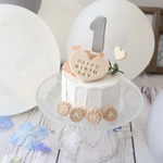 ゲスト様　専用　いいね♡100！！人気♡ナチュラルミニクレイケーキ☆ケーキトッパー　ミニ誕生日ケーキ　自宅撮影　1歳以外でも承ってます♪