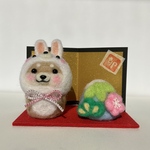 柴犬だるま🐰お正月飾り2023 赤柴