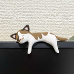 [JY様専用] 【だらーん猫】粘土細工の置物［インテリア 飾り］ 