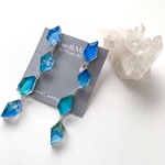 Art Crystal ChainカケラチェーンイヤリングNo.6