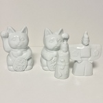 Dotu-paint様お取り置きの招き猫6点と、雛人形(小)5対