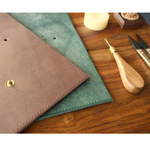  【K様オーダー品】　Micro5 システム手帳 Brown × Turquoise 【10.5×10.5対応】