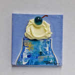 アクリル画『クリームソーダ』