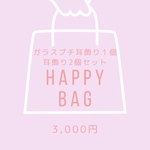 2023꙳ ☽Happy Bag プチガラス１点＋耳飾り２点セット
