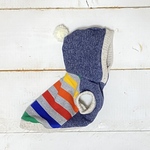 犬服   カラフルボーダーのポンポンタンク♪