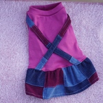現品限り!パッチワークのワンちゃんワンピ