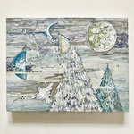 「winter night 」キャンバス原画