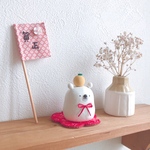 《再販*.+ﾟ》ほのぼのシロクマさん、鏡餅になっちゃった？！ʕ•ᴥ•ʔの巻②