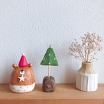 ꫛꫀꪝ✧‧˚ほのぼのクマさんとクリスマスツリー🎄ʕ·ᴥ·ʔ𝒩𝑜.1