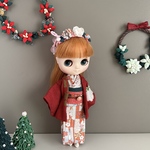 No.302  ミディブライス着物と羽織セット
