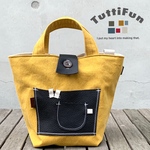 tuttifun＊黒のsikakuポケットの小さなバック