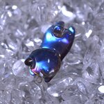 「ねこ」レジン（ぐで猫）【ミラーパウダー】②