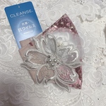 🔹キラキラパーティー＆ウエディング　美マスク　ラ フルール ブランシェ《le fleur blanche》抗菌クレンゼ　フォーマルにも　標準タイプラインマスク　13.5×10.5