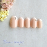 【新作】フレンチアイボリー♡ネイルチップ171