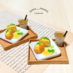 ミニチュアモーニングプレート♡ミルク多めのカフェオレと