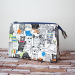 【たくさん入る☆テント型ポーチ】ゆるっとクマちゃん