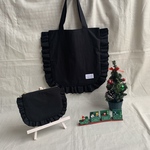 期間限定ギフト🎁フリルバッグとミニフリルポーチのセット🎄💫