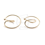 ERG-2257-G【2個入り】ラウンドイヤーカフ/Round Earcuffs Earrings