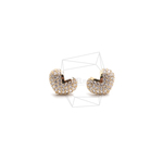 ERG-2262-G【2個入り】ハートキュービックピアス,heart Cubic Post Earring