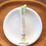 “du-x-up”さまご注文品　オーガニックコットン　ぼくたち野菜の音楽隊♪  長ネギのニギニギ