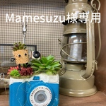 デスクワークのお供に！カメラ花器のメモクリップ草野タロー、インテインテリア フェイクグリーン雑貨