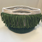 麻ひもフリンジふりふりバッグ