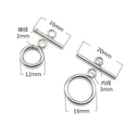 ステンレス マンテル 12mm 16mm アクセサリーパーツ 留め具