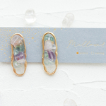 季節で楽しむピアス　season jewel pierce フローライト