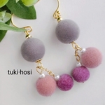 冬花　 ピアス／イヤリング