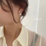 【 再販★予約販売 】ダブルパール パール キャッチ シルバー925 ピアス ✳︎ 結婚式 ブライダル お呼ばれ 七五三 プレゼント 卒園式 卒業式 入園式 入学式