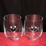 名入れ✨ニコちゃん ペアグラス オーダー オシャレ 記念日 お祝い プチギフト