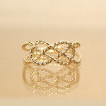 ＊14kgf＊あわじ結び＊リング＊極＊【金】Awaji knot gold ring