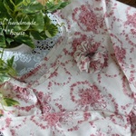 natural*(L)アンティーク薔薇ワンピース**レッド