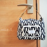 【Studio.I】北欧テイスト＊おむつポーチ＊出産祝い＊ベビー用品もオシャレに可愛く＊ぺんぎん柄