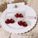 Ｄ様専用ページ〈125〉Christmas ベリー×ファー🍓ヘアゴム