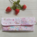カトラリーケース  ꙳ くまとうさぎ ꙳ エジソンお箸ケース ꙳ ハンドメイド