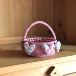 ハートの小物入れ＊リバティpinkいちご