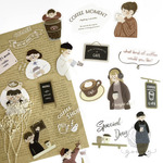 COFFEE SHOPフレークシール <S296>