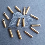 [10pcs]約1.6mm x 約7mm x 約1mm 小 サージカル ステンレス 留め具 24KGP ニッケルフリー